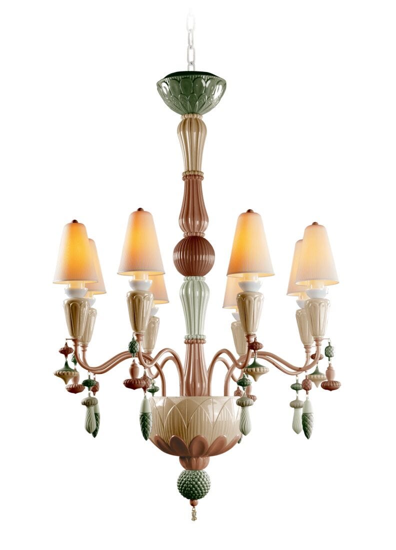 Lladro Chandelier Ivy And Seed 8 Luces. Especias (CE/UK/CCC)