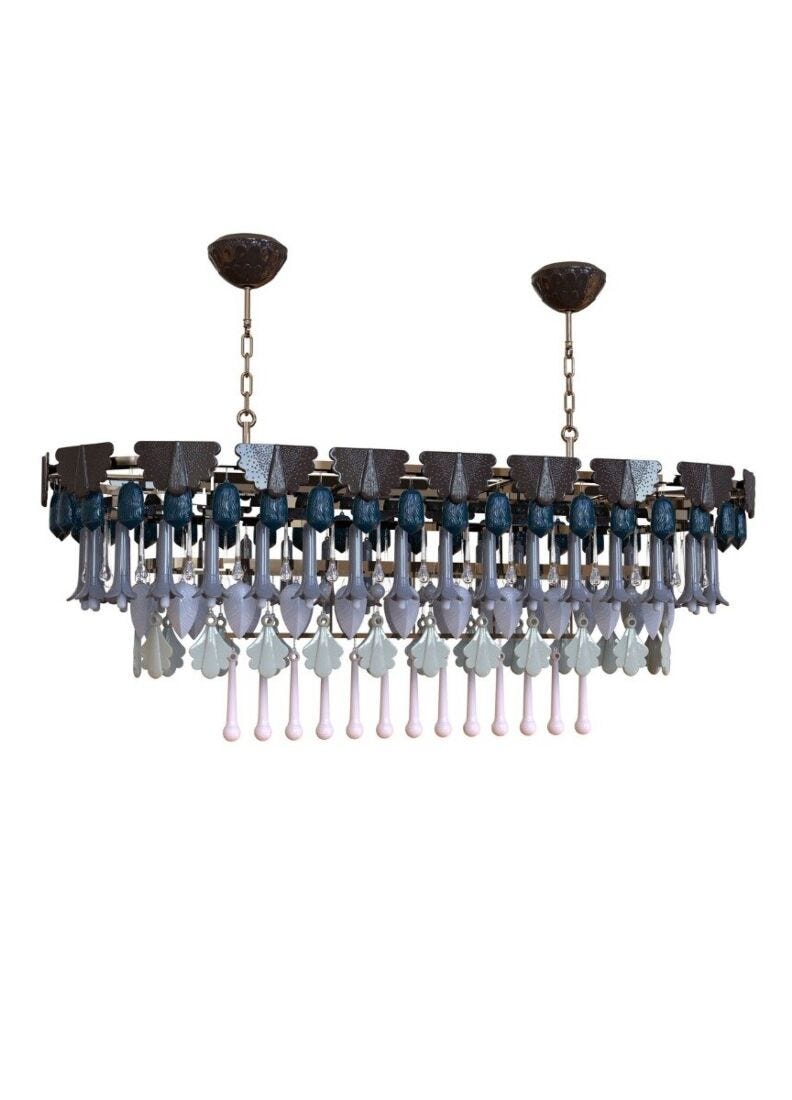 lladro Chandelier Seasons 150 cm ovalado. Invierno (CE/UK)