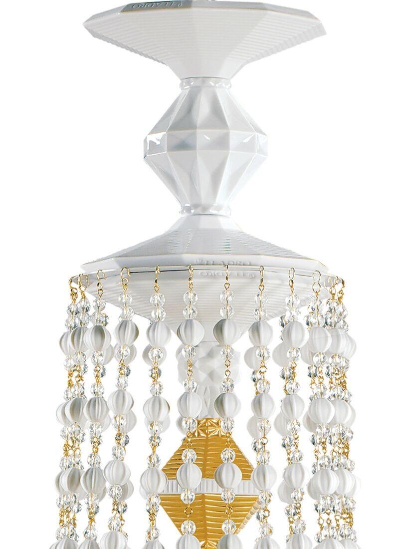 lladro Chandelier Winter Palace 6 luces. Lustre oro (CE/UK/CCC)