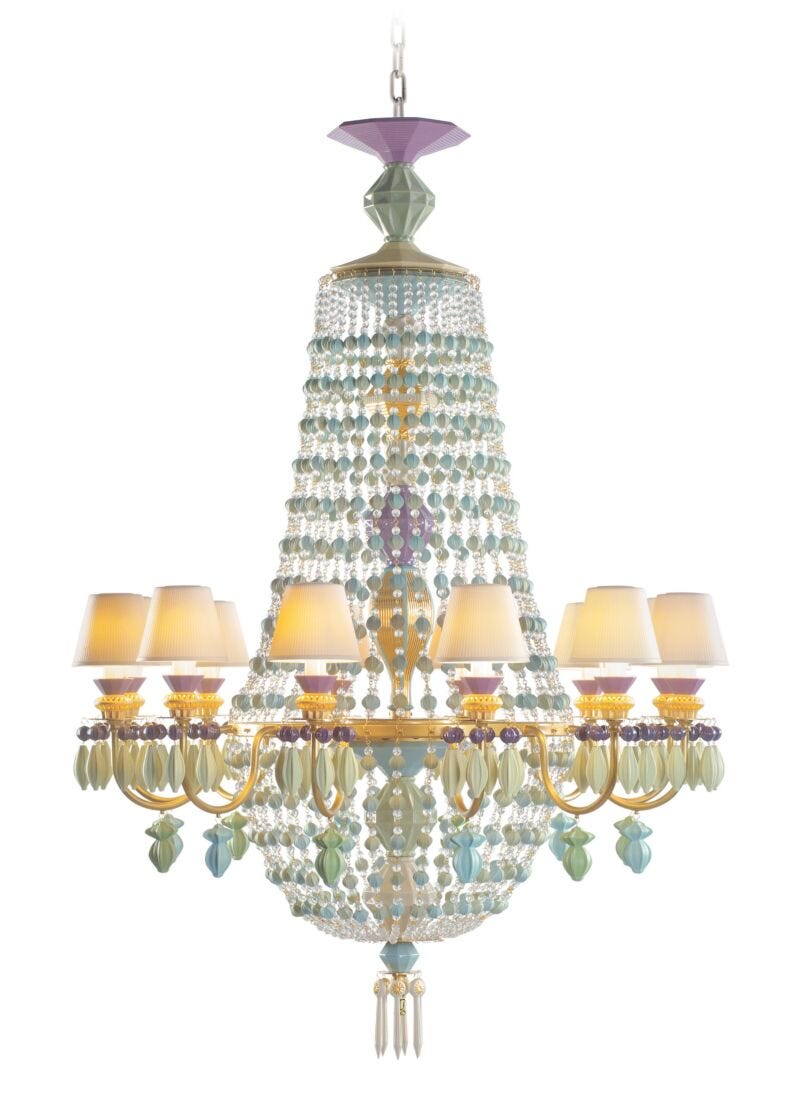 Lladro Chandelier Winter Palace Costa Azul 12 Luces (CE/UK/CCC)
