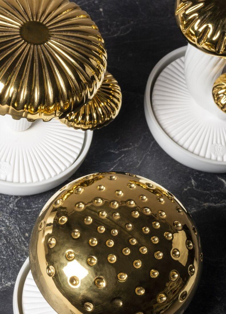 Lladro Difusor Boletus 3. Oro. Aroma Jardines De Valencia