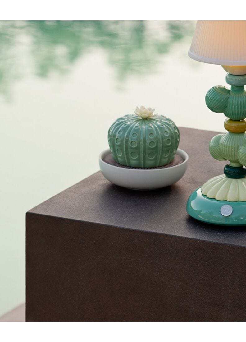 lladro Difusor Cactus Astrophytum. Aroma Jardines de Valencia