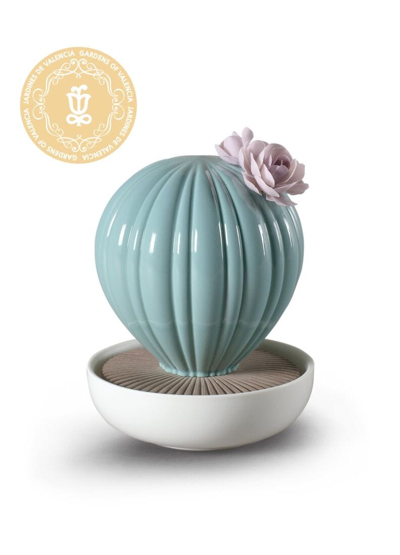 lladro Difusor Cactus Ferocactus. Aroma Jardines de Valencia