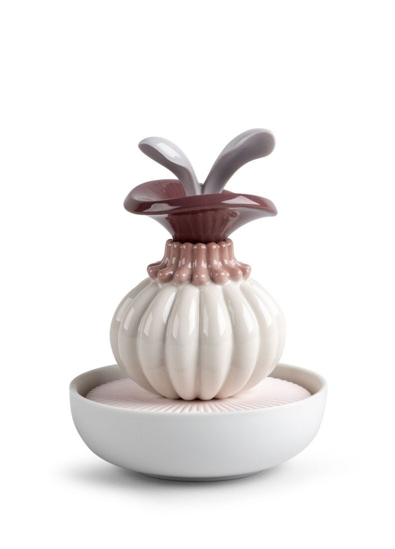 lladro Difusor perfume Flor imaginaria II - Jardines de Valencia