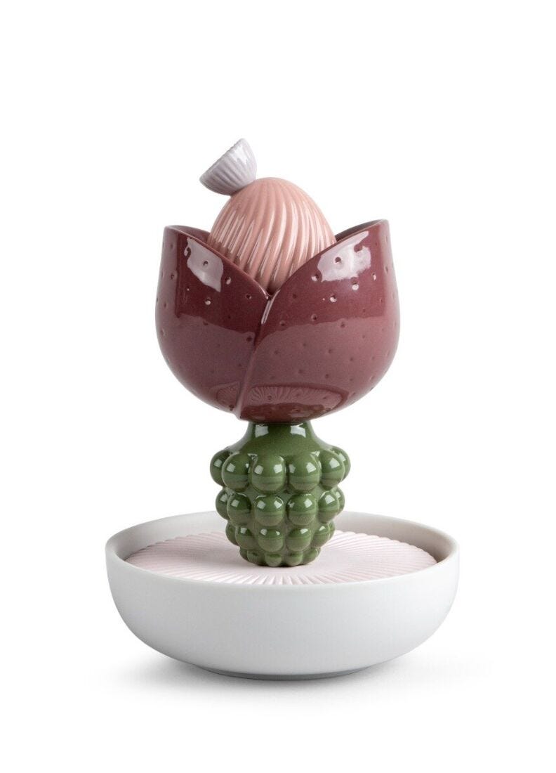 lladro Difusor perfume Flor imaginaria III - Jardines de Valencia