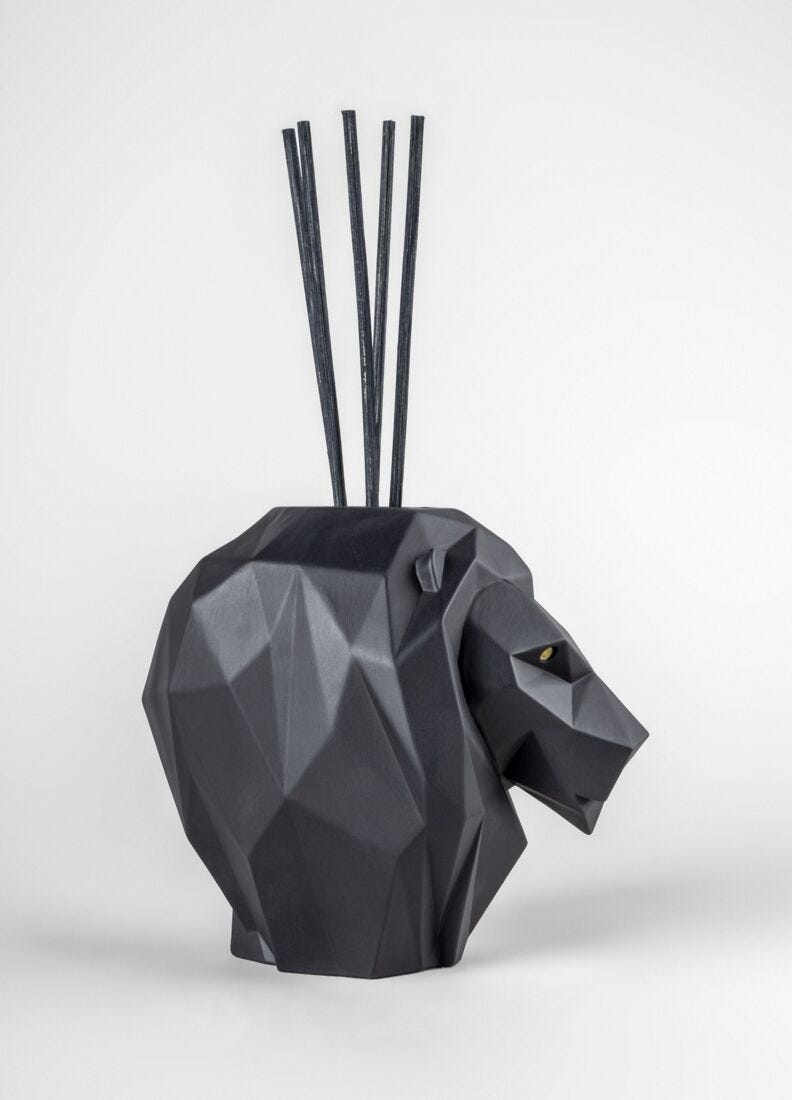 Lladro Difusor Perfume León. Aroma Espíritu Indomable