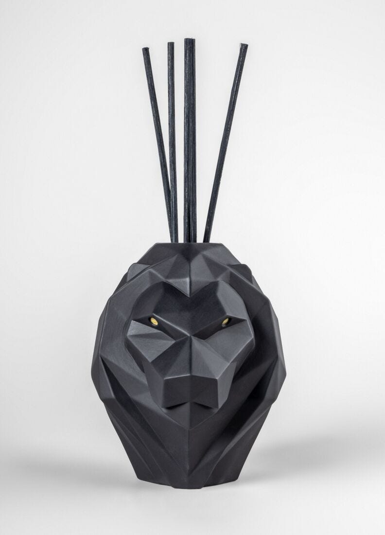 Lladro Difusor Perfume León. Aroma Espíritu Indomable