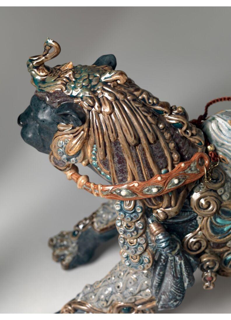 Lladro Escultura Bacante Con Pantera. Serie Limitada