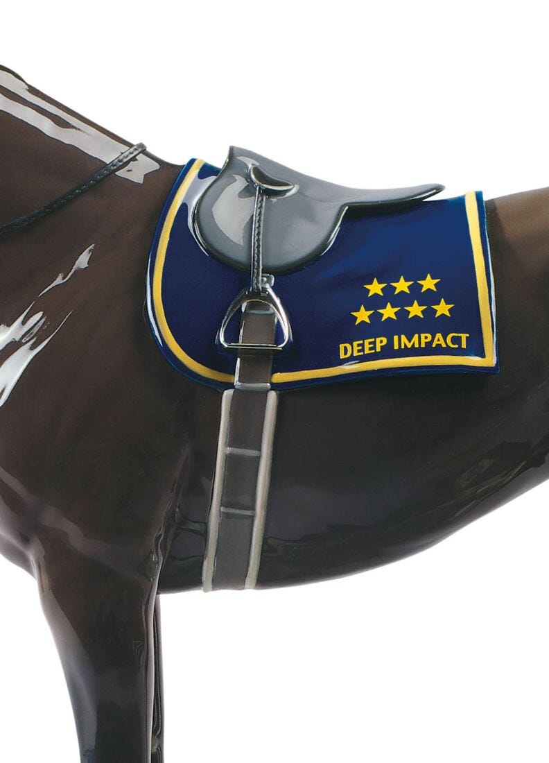 Lladro Escultura Caballo Deep Impact. Serie Limitada Brillo
