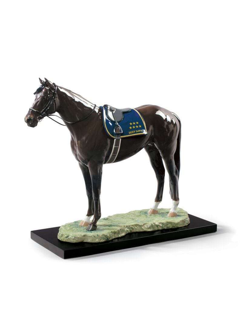 Lladro Escultura Caballo Deep Impact. Serie Limitada Brillo