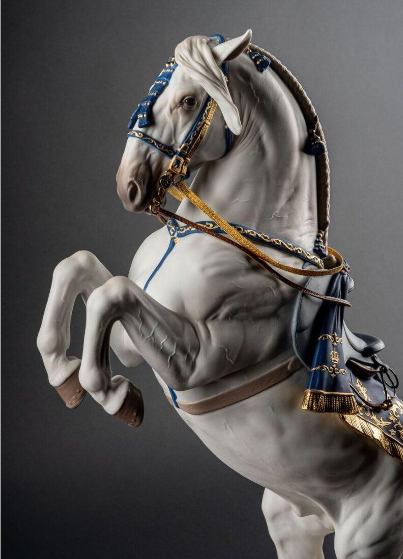 Lladro Escultura Caballo Español – Alta Escuela. Serie Limitada