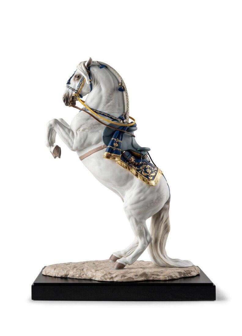 lladro Escultura Caballo español – Alta Escuela. Serie Limitada