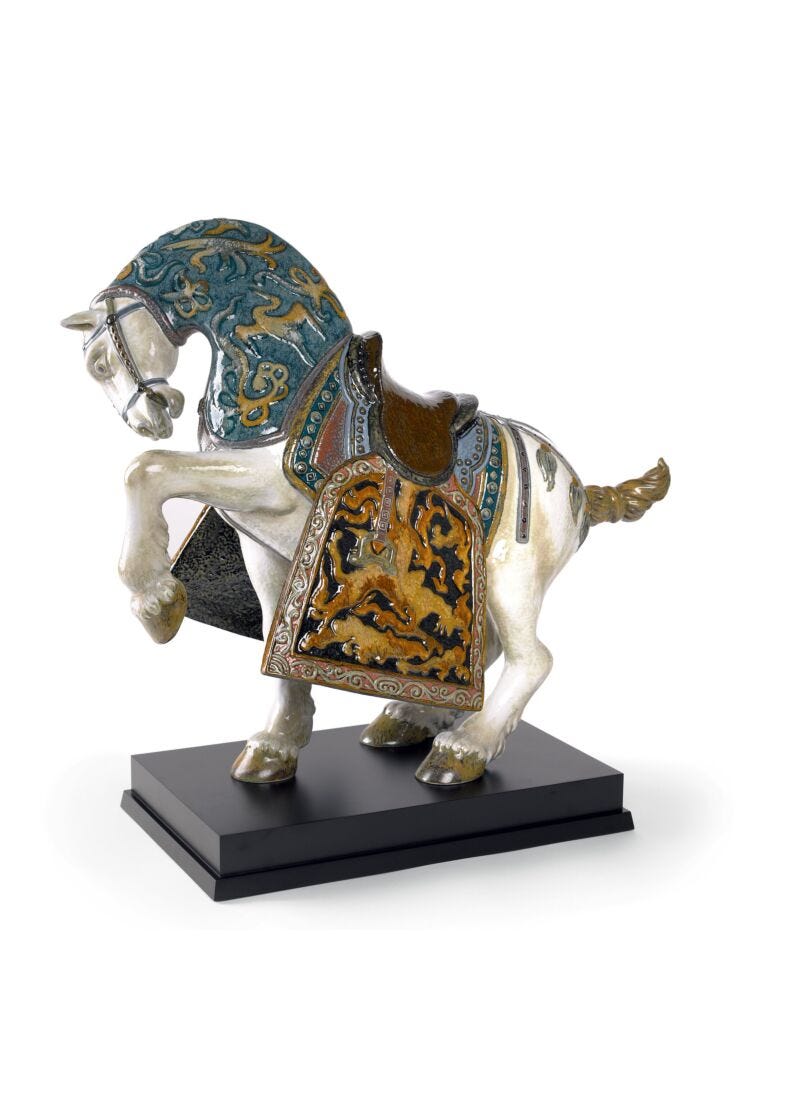 Lladro Escultura Caballo Oriental. Brillo. Serie Limitada