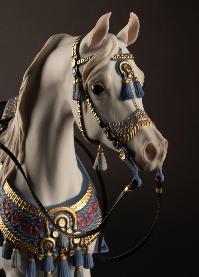 Lladro Escultura Caballo Pura Raza árabe. Serie Limitada