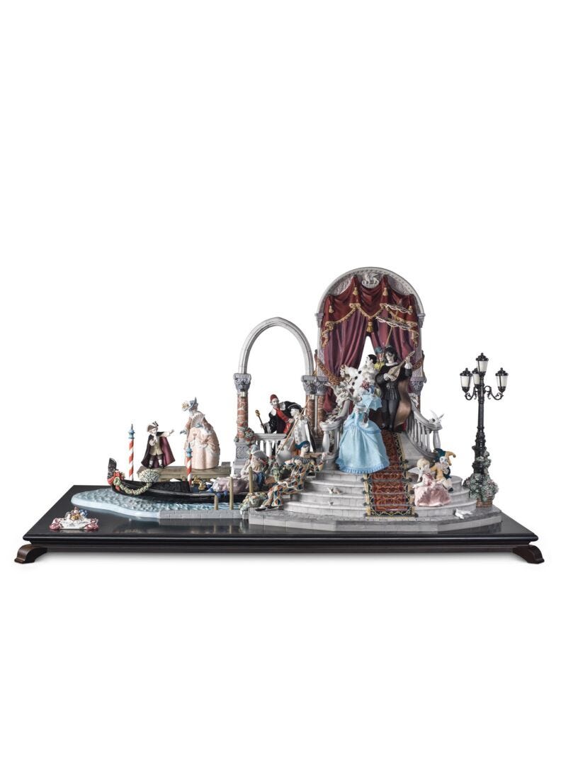 lladro Escultura Carnaval en Venecia. Serie limitada