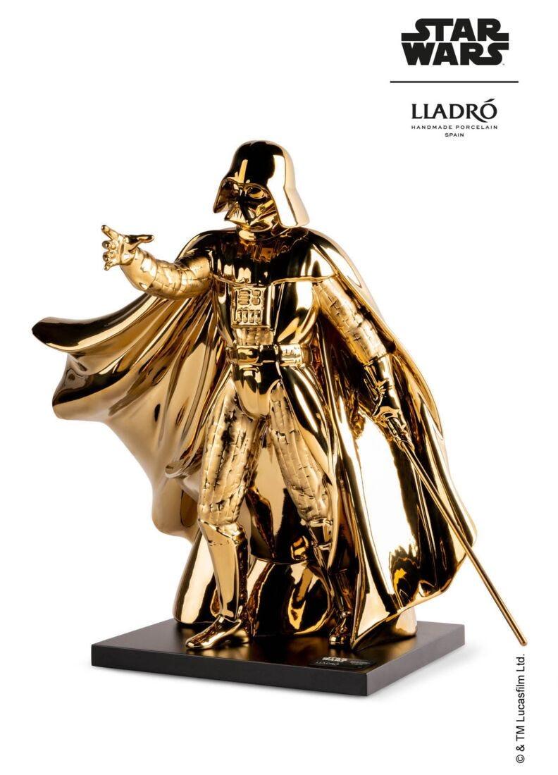 lladro Escultura Darth Vader™. Golden. Serie Limitada