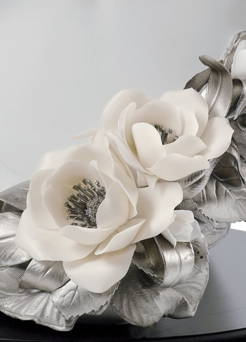 Lladro Escultura Fantasía De Carnaval. Serie Limitada. Lustre Plata