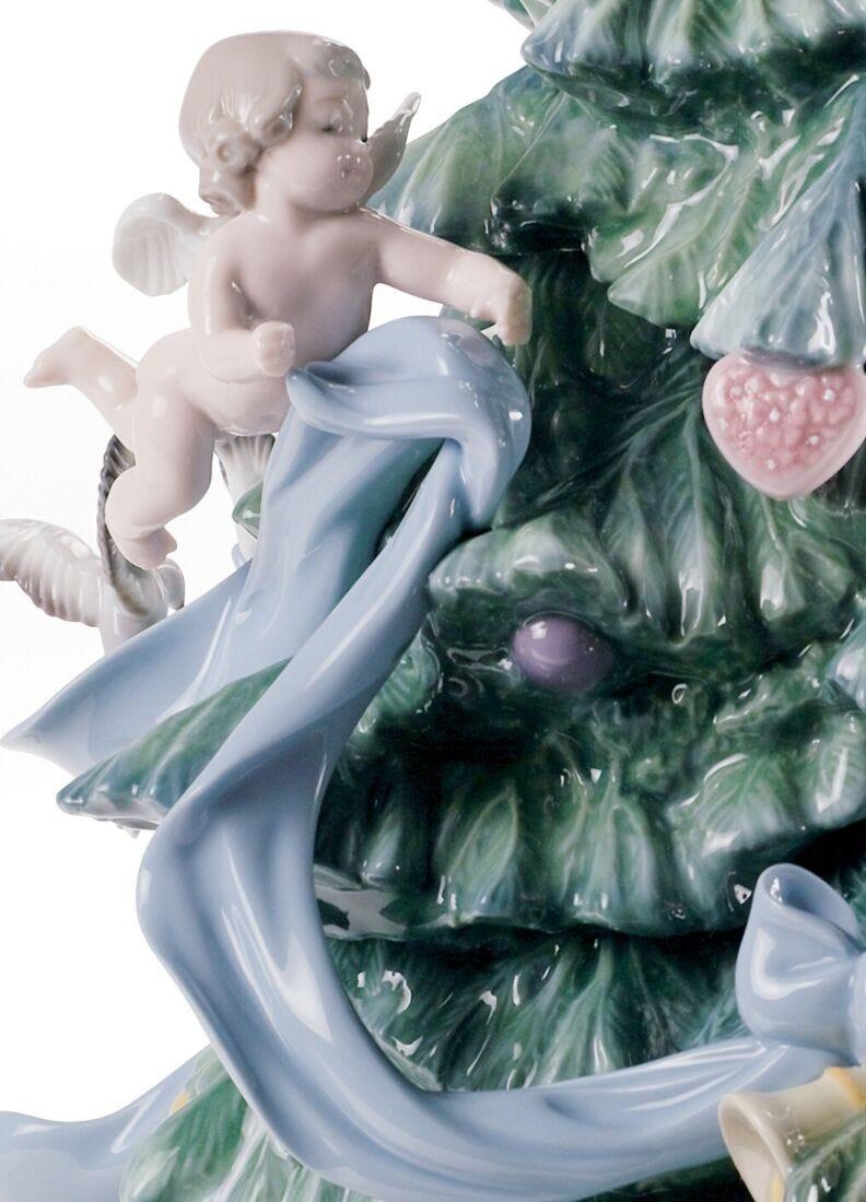Lladro Escultura Gran árbol De Navidad. Serie Limitada