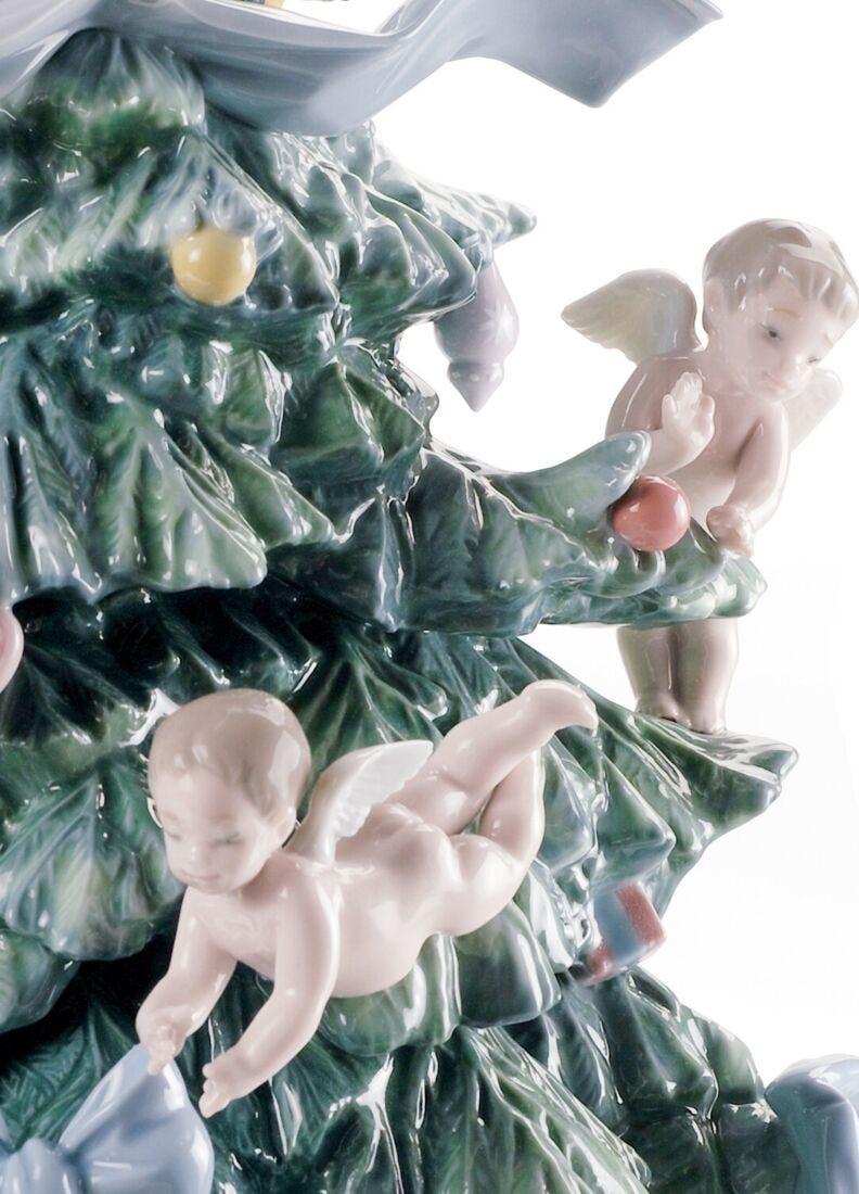 Lladro Escultura Gran árbol De Navidad. Serie Limitada