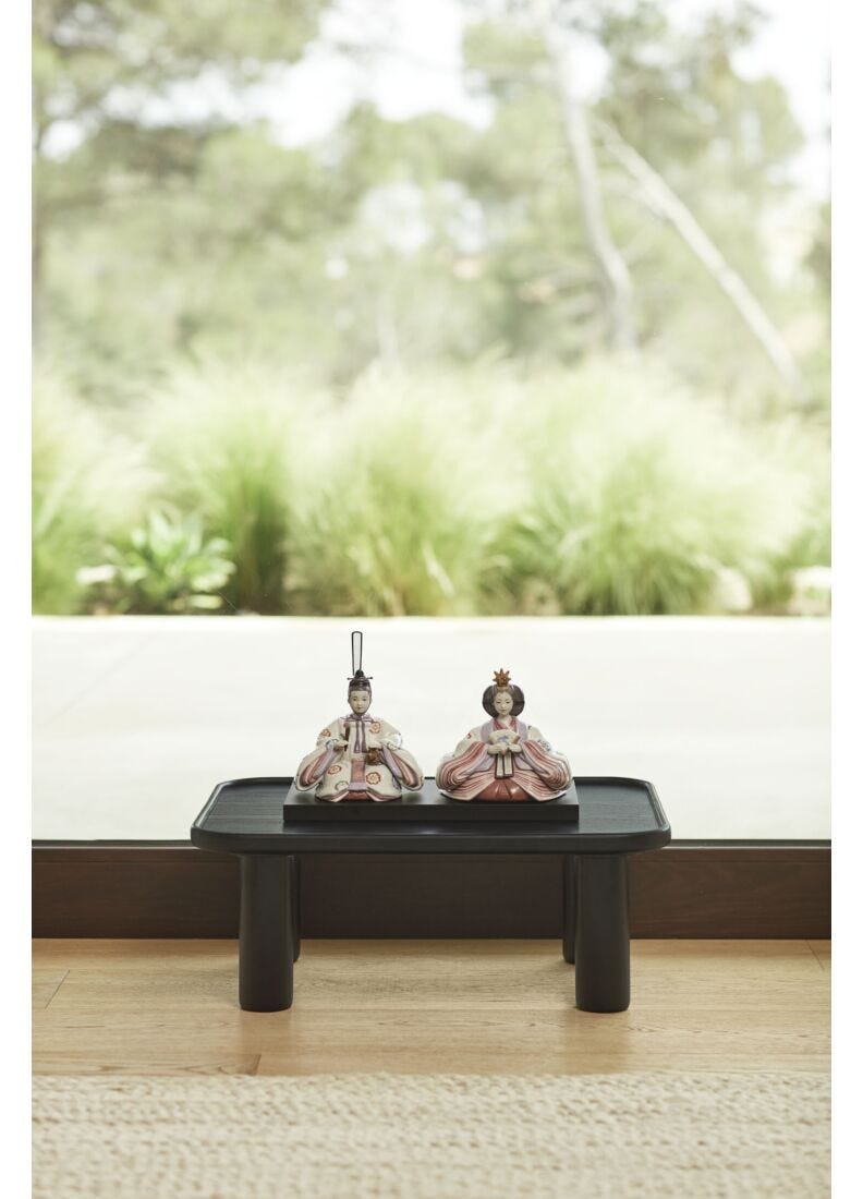 Lladro Escultura Hina Dolls (grabado Floral). Serie Limitada