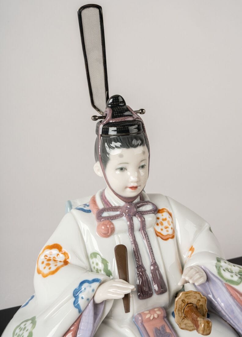 Lladro Escultura Hina Dolls (grabado Floral). Serie Limitada