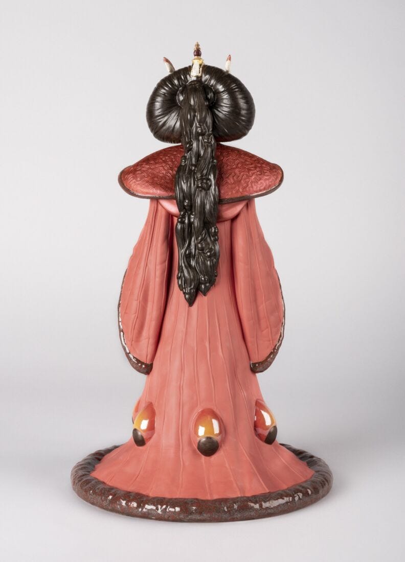 Lladro Escultura La Reina Amidala™ En La Sala Del Trono. Serie Limitada