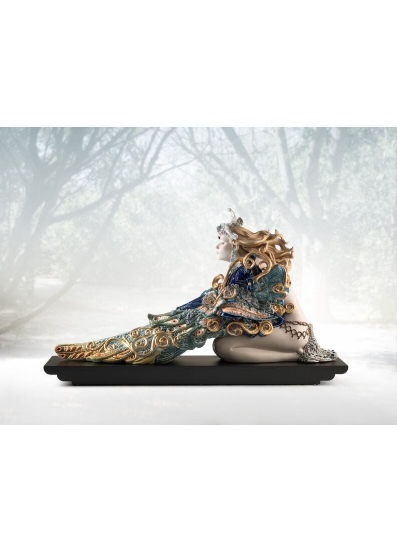 Lladro Escultura Mujer Belleza Alada. Serie Limitada