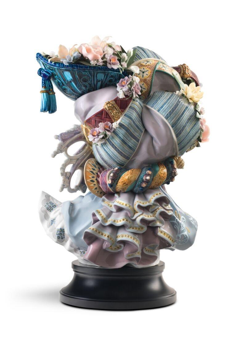 Lladro Escultura Mujer Fantasía Veneciana. Serie Limitada