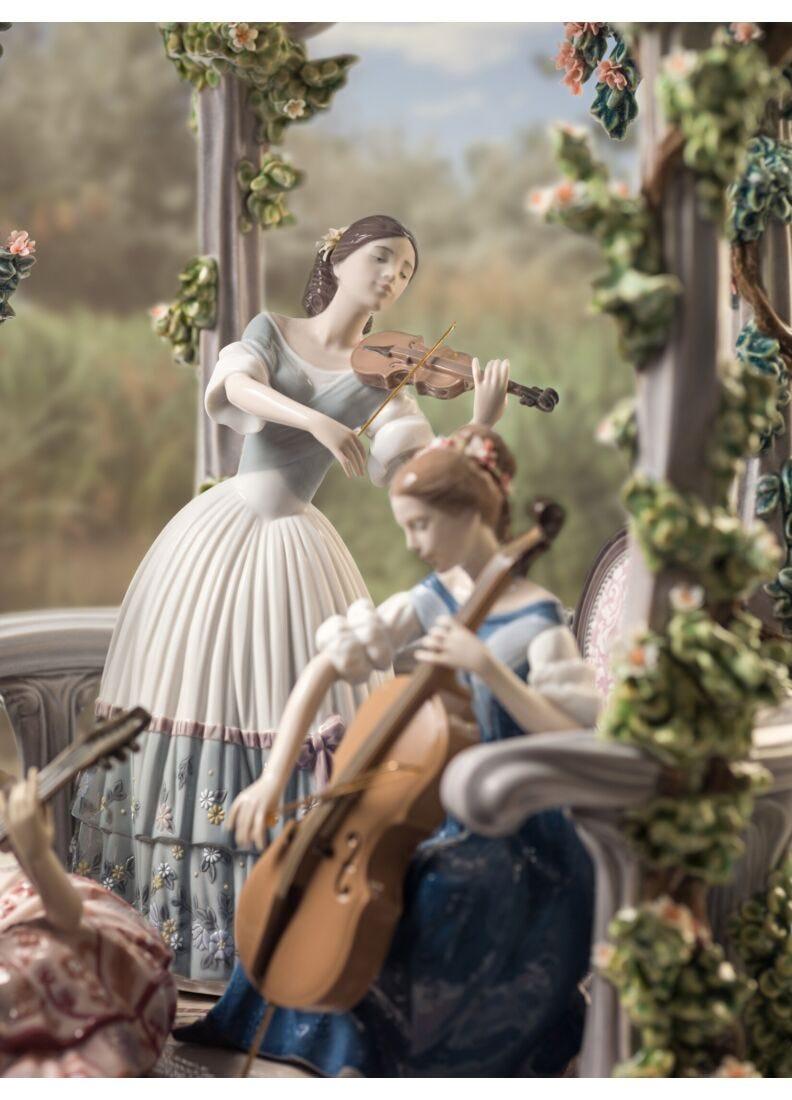 Lladro Escultura Mujeres Sinfonía Estival. Serie Limitada