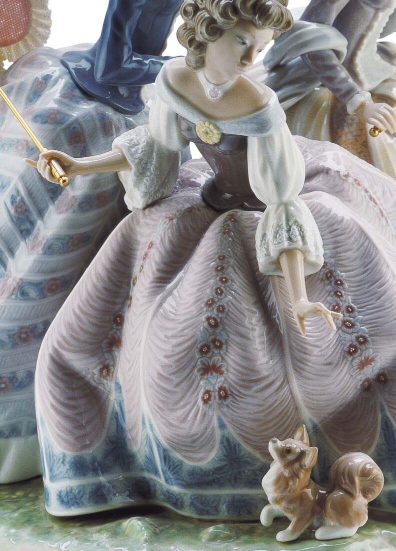 Lladro Escultura Mujeres Tres Hermanitas. Serie Limitada