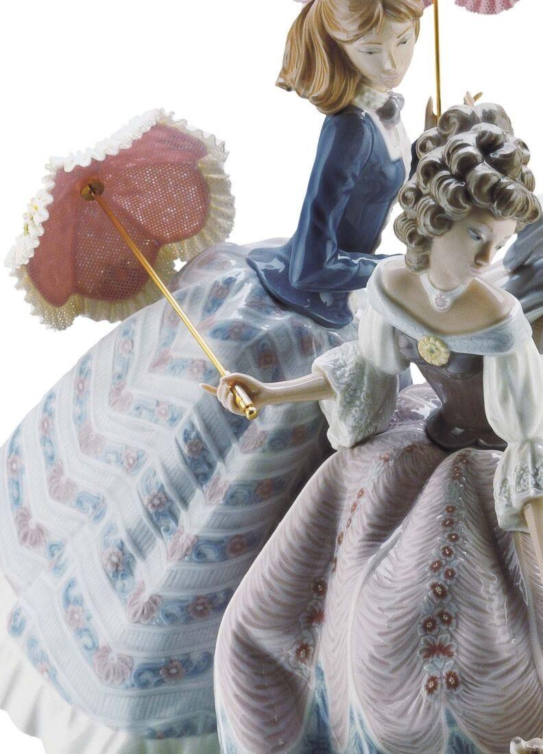 Lladro Escultura Mujeres Tres Hermanitas. Serie Limitada