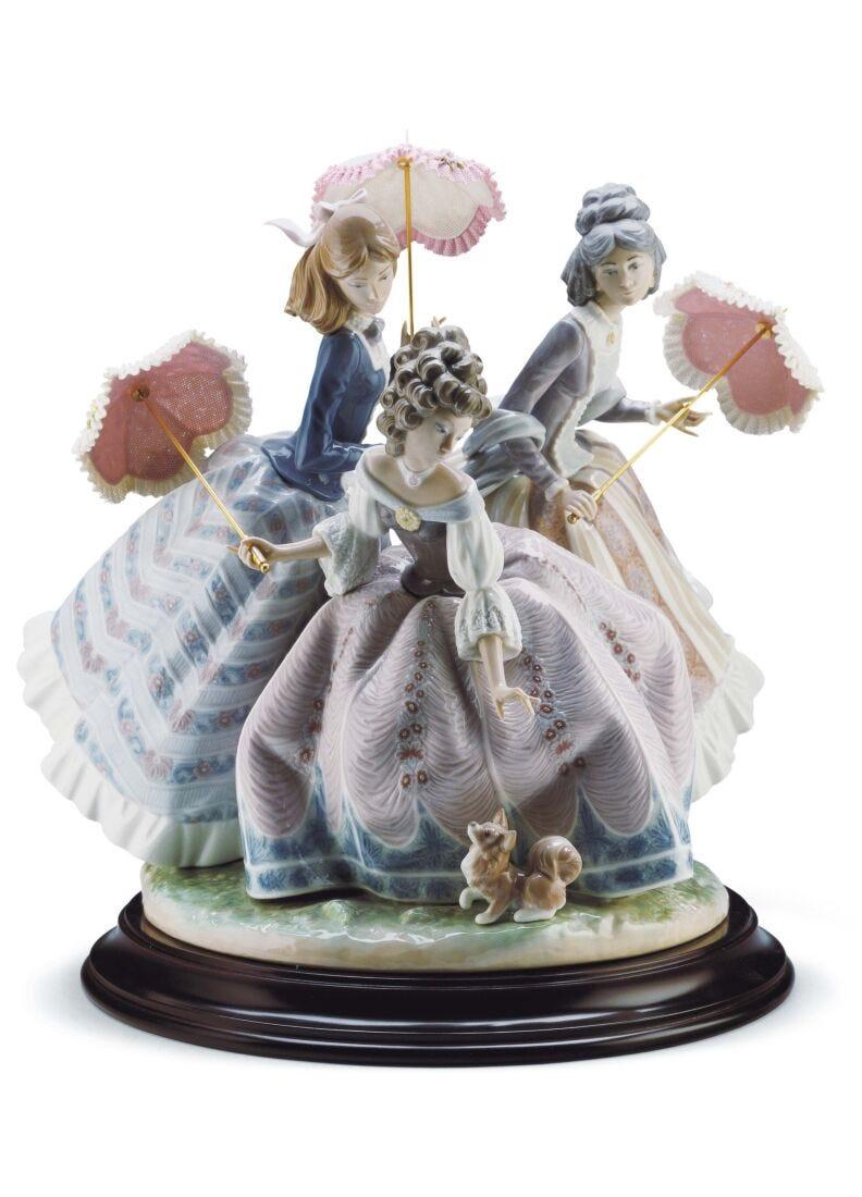 lladro Escultura mujeres Tres hermanitas. Serie limitada