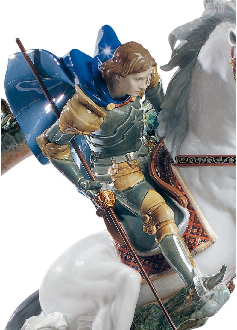 lladro Escultura San Jorge y el Dragón. Serie limitada