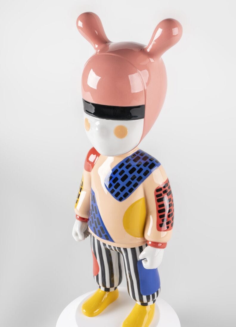 Lladro Escultura The Guest By Camille Walala - Big. Serie Limitada