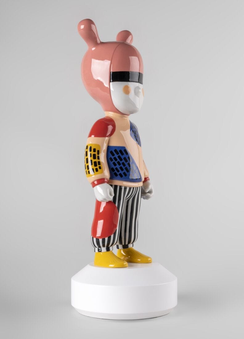 Lladro Escultura The Guest By Camille Walala - Big. Serie Limitada
