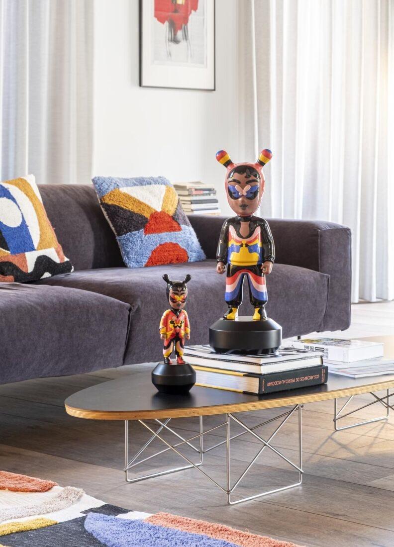 Lladro Escultura The Guest By Jade Purple Brown - Little. Serie Numerada