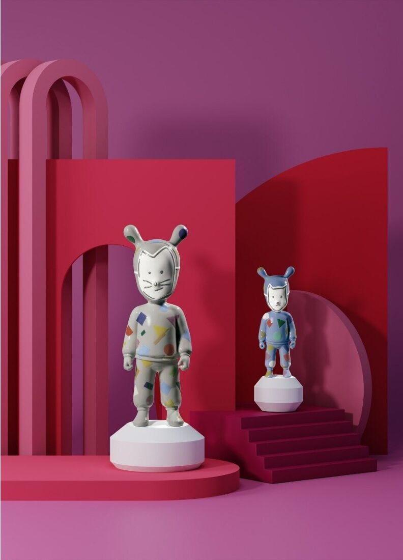 Lladro Escultura The Guest By Paul Smith. Modelo Grande. Serie Limitada