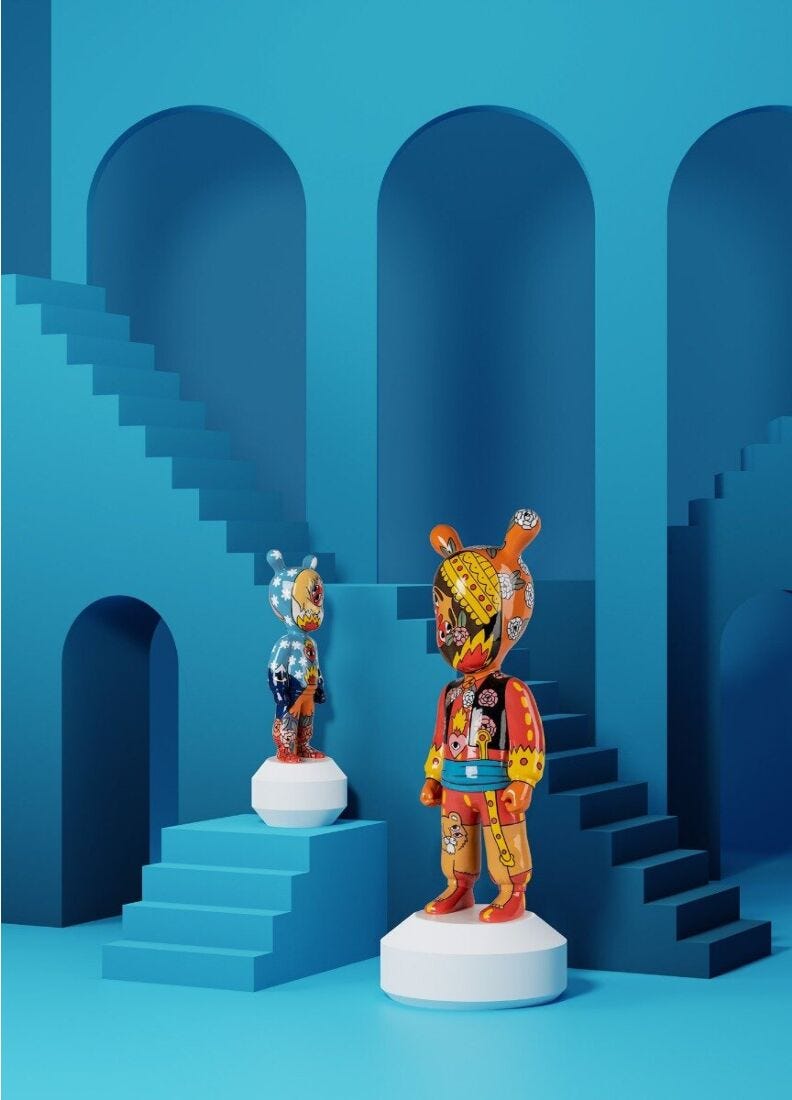 Lladro Escultura The Guest By Ricardo Cavolo. Modelo Pequeño. Serie Numerada