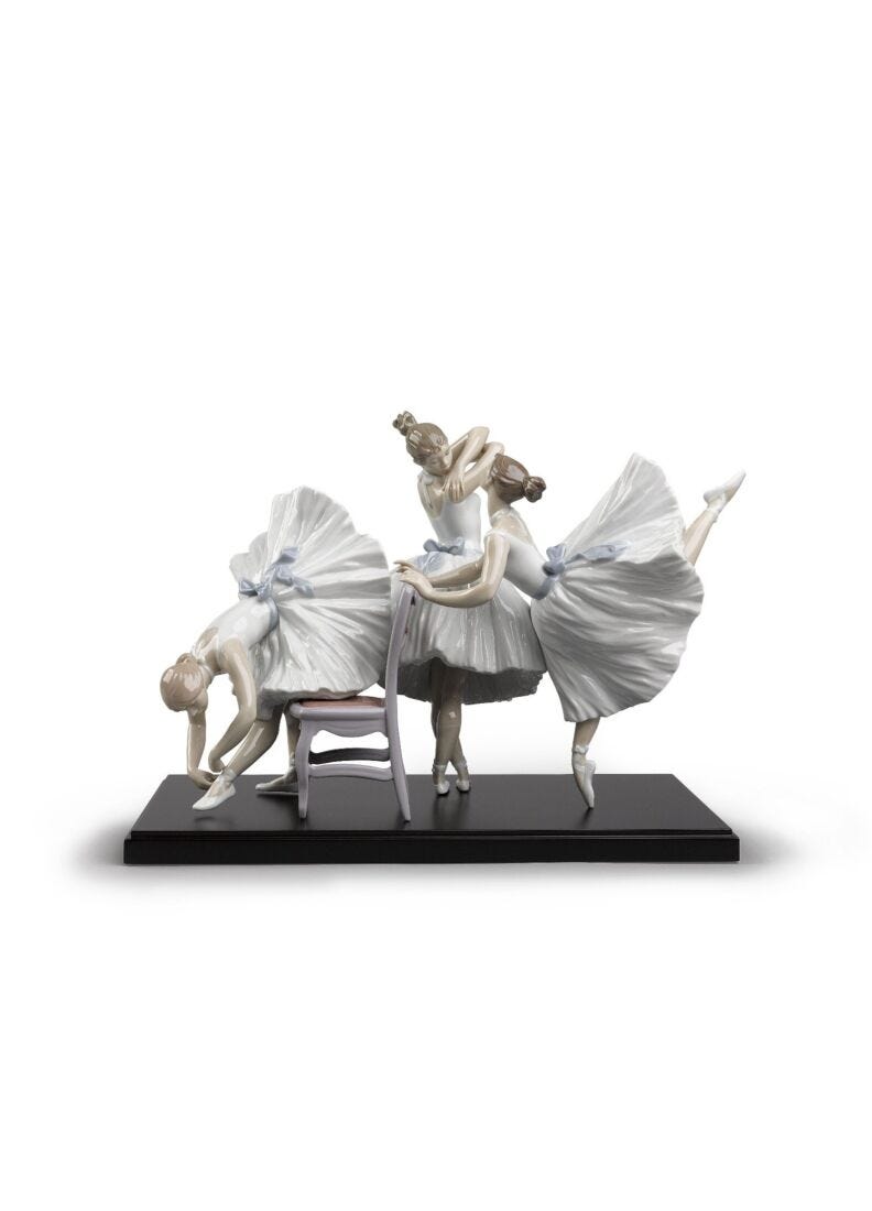 lladro Figura bailarinas Clase de ballet. Serie limitada