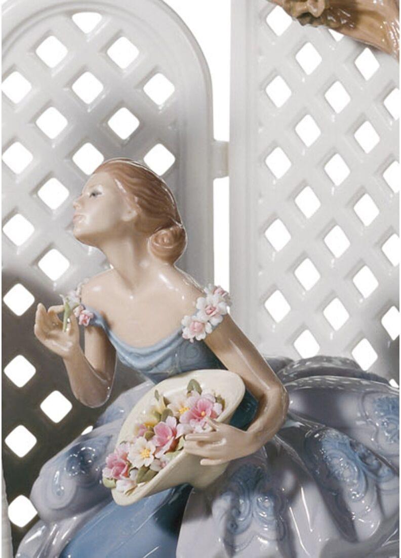 lladro Figura mujeres Jardin romántico. Serie limitada