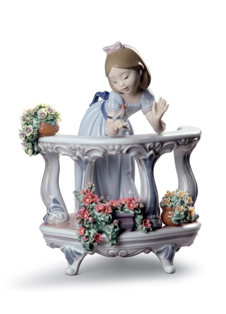 Lladro Figura Niña El Despertar De La Primavera. Edición Especial