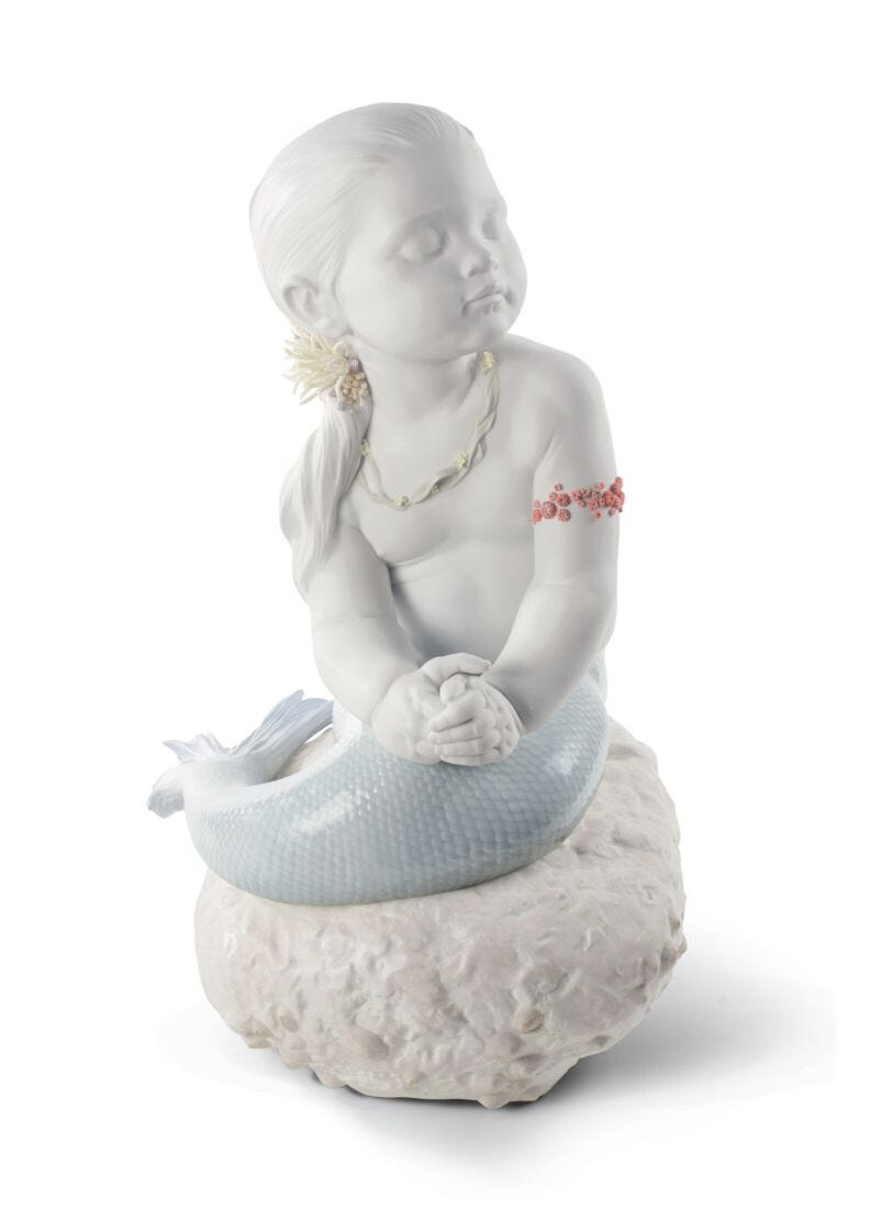 Lladro Figura Sirena Princesa De Las Aguas. Serie Limitada