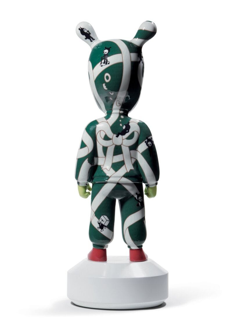 Lladro Figura The Guest By Devilrobots. Grande. Serie Limitada