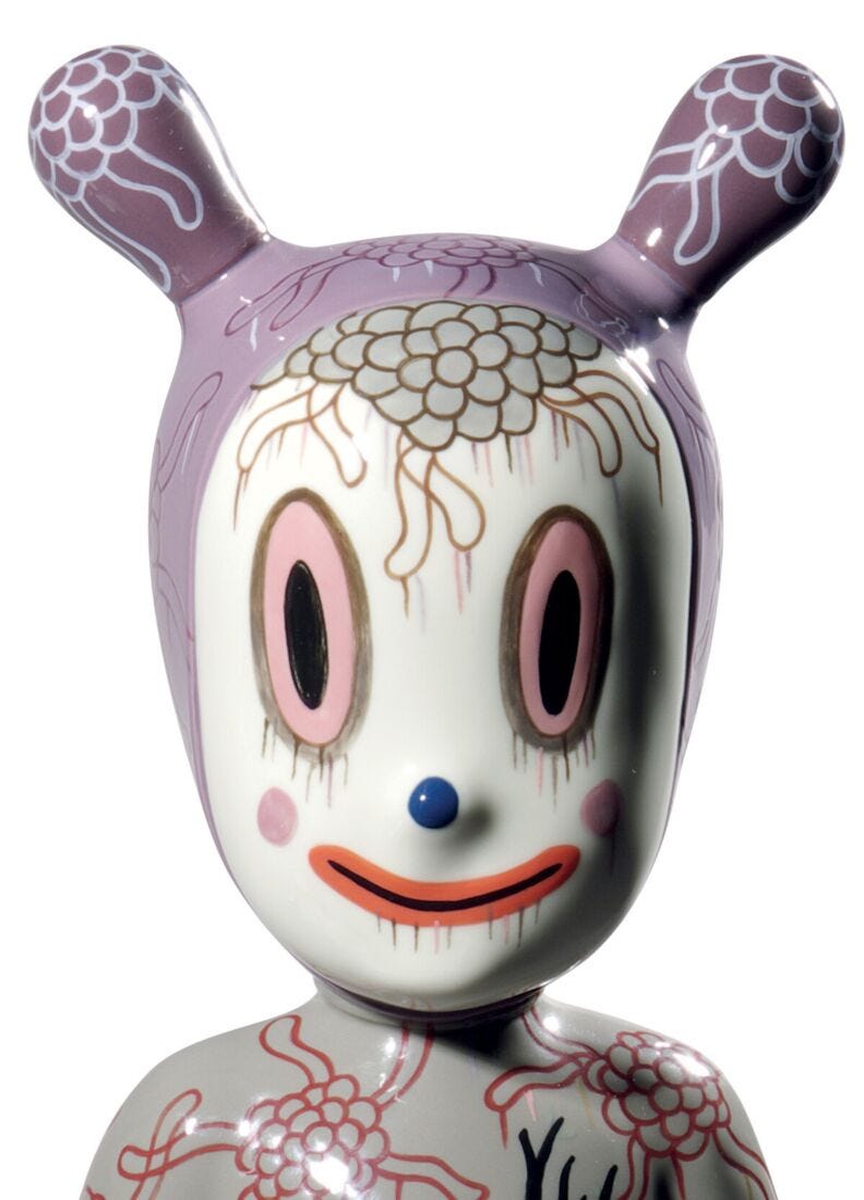 Lladro Figura The Guest By Gary Baseman. Grande. Serie Limitada