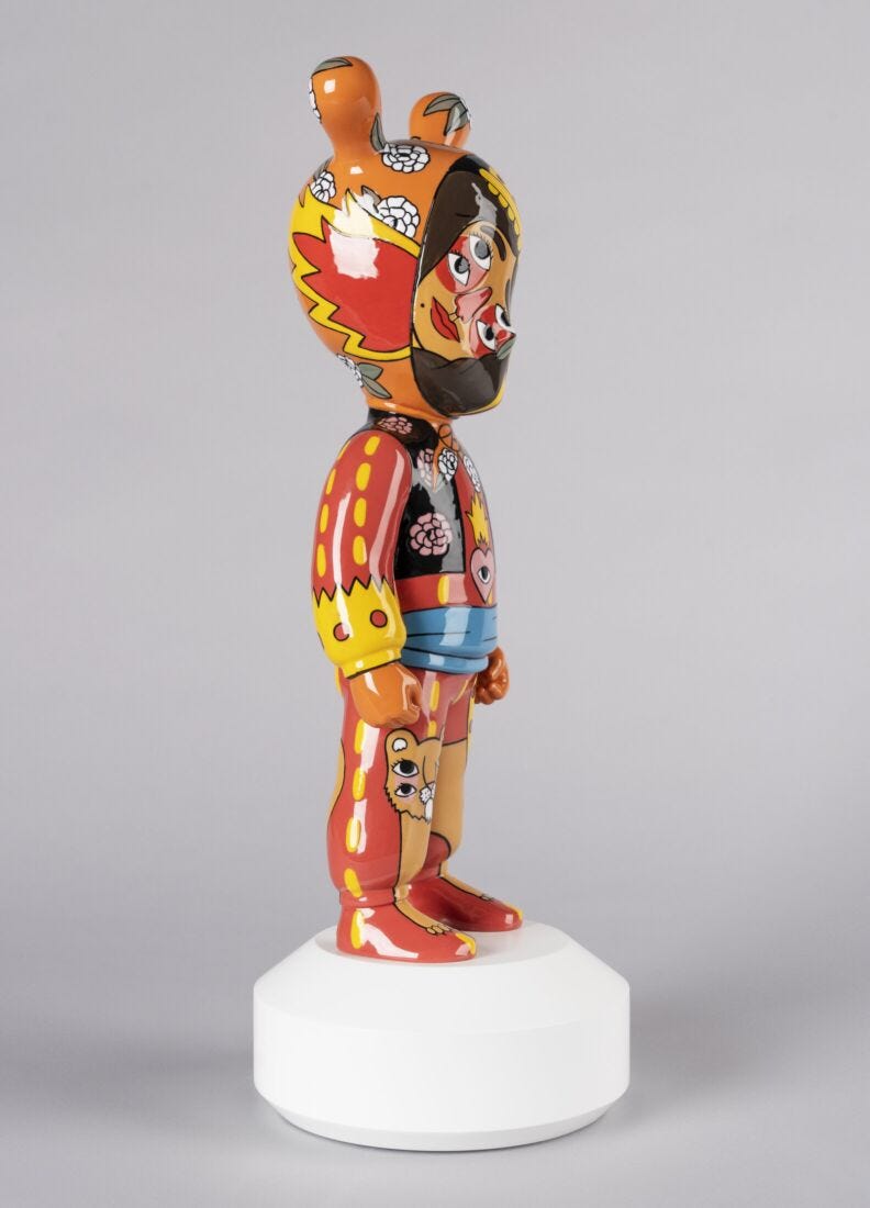 Lladro Figura The Guest By Ricardo Cavolo. Grande. Serie Limitada