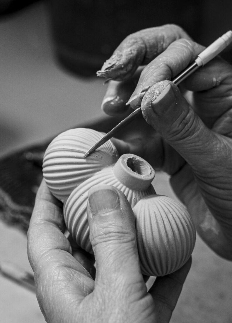 Lladro Lámpara De Mesa Firefly Cactus. Amarillo Y Azul