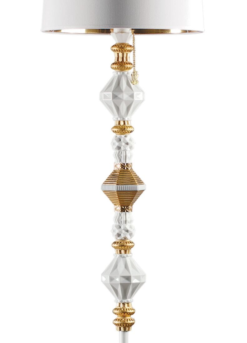 Lladro Lámpara De Pie II Belle De Nuit. Lustre Oro (CE)