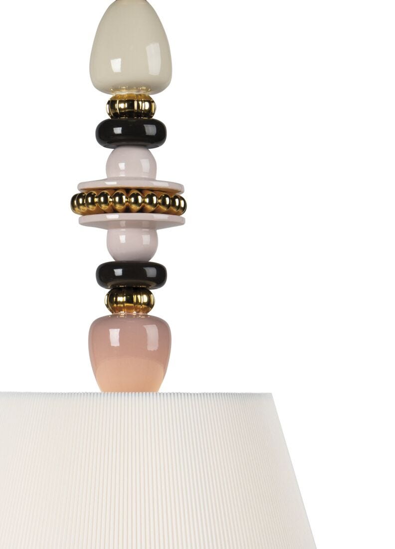 Lladro Lámpara De Techo Firefly. Rosa Y Oro. (CE/UK/CCC)