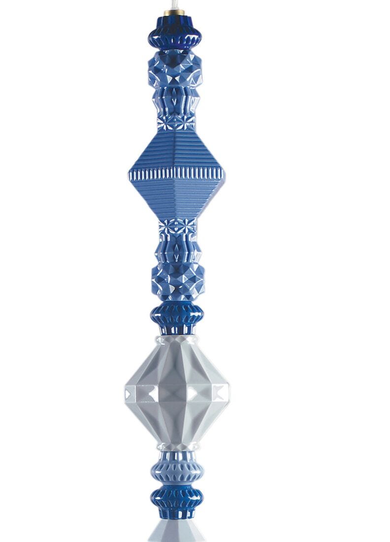Lladro Lámpara De Techo II Belle De Nuit. Azul (CE/UK/CCC)