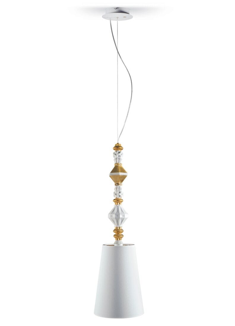 Lladro Lámpara De Techo II Belle De Nuit. Lustre Oro (CE/UK/CCC)
